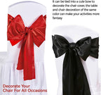 Red and Black Satin Table Runners 10 Pack 12x108 inch Silk Smooth Fabric | - Image 3
