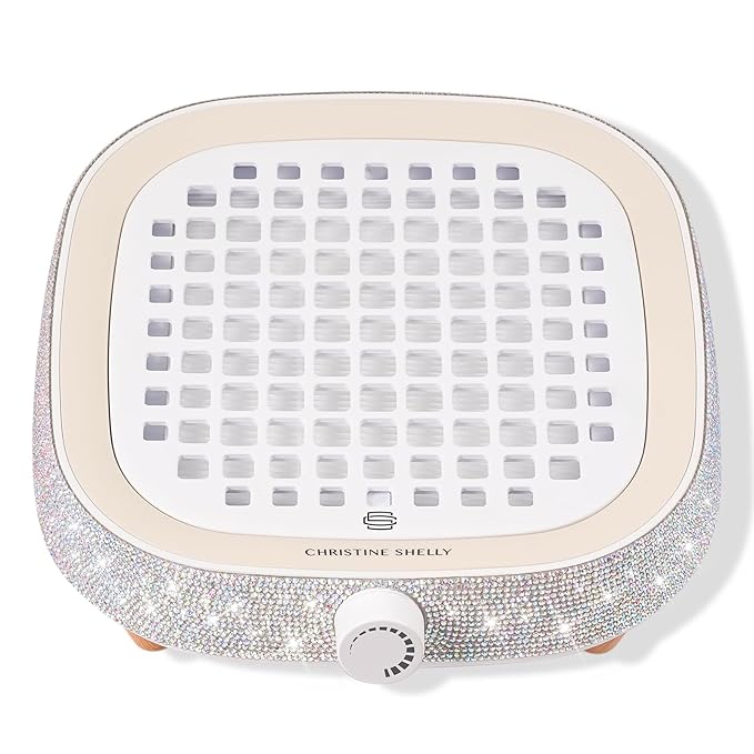 Nail Dust Collector, Powerful 4000RPM Vacuum Fan Vent Dust Collector Extractor Dust Suction Machine for Acrylic Nails Polishing, Nail Salon& Home