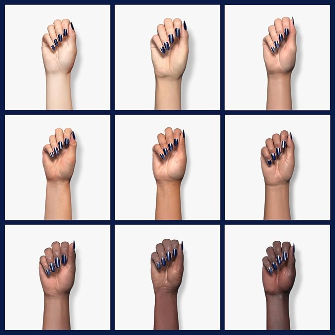 MAYCHAO 15ML Gel Nail Polish 1Pc Night Blue Gel Polish Soak Off UV LED Royal Blue Nail Polish Nail Art Starter Manicure Salon DIY at Home, 0.5 OZ