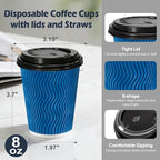 Lamosi 100 Pack Coffee Cups - Image 2