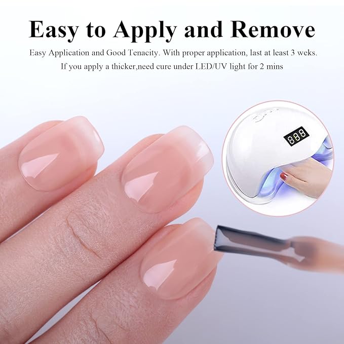 Imtiti Nude Gel Nail Polish, 1 Pcs Neutral Sheer Brown Color Jelly Gel Polish Jelly Burgundy Translucent Soak Off LED Nail Lamp Gel Polish Nail Art Gel Gift for Women 0.5 fl oz