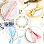 Pearl Napkin Rings Set of 12, Handmade Imitation Pearl Napkin Rings, Napkin - Image 7