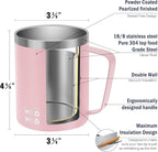 WETOWETO 14 oz Coffee Mug, Vacuum Insulated Camping Mug - Image 3