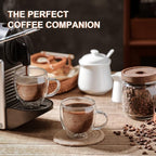 KitchenTour Insulated Coffee Mug 6 oz- Double Wall Glass Coffee Cup - Image 6