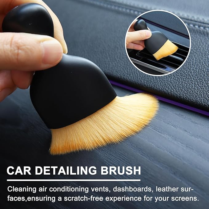 3 Pcs Exquisite Microfiber Duster Brushes, Small Dust Brushes, Feather Duster, Efficient Dust Removal, Cleaning Tool Perfect for Computers, Keyboards, Car Interior, Photo Frames, Digital Devices