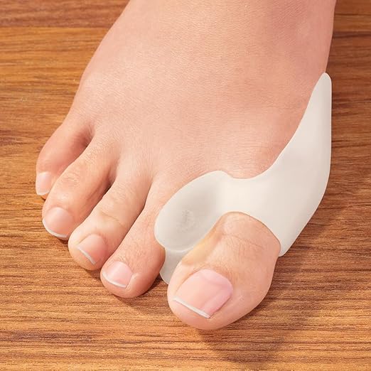 EasyComforts Silver StepsTM Gel Bunion Toe Spreader, 1 Pair
