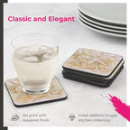 Pimpernel Shell Hunt Collection Coasters, Heat & Stain Resistant Tabletop - Image 3