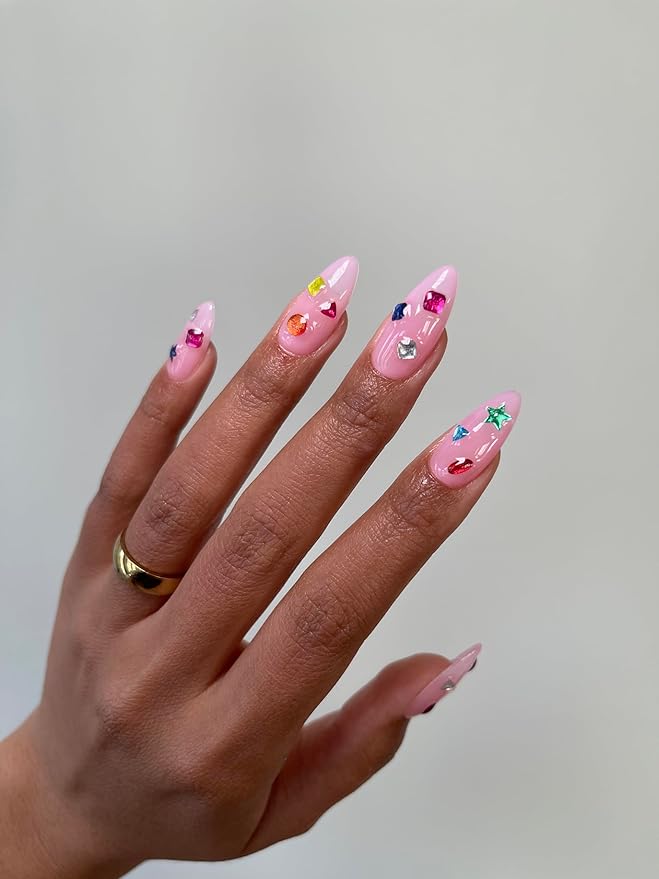 Deco Beauty 90s Baby Nail Stickers - Lightweight & Easy-to-Apply Nail Art with Cute & Trendy Designs - Durable & Long-Lasting Nail Stickers for Women, Ideal for DIY Manicures