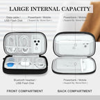 FYY Electronic Organizer, Travel Tech Pouch Bag, Waterproof, Double Layers - Image 3