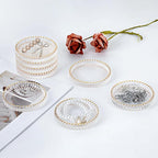 Modern Clear Coaster Set of 8 Glass Coasters - Image 8