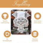 Elegant Vintage Lace Table Runner 36 inches Long - Image 6