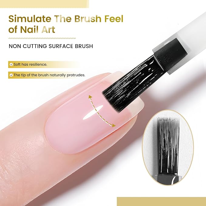 JODSONE Top Coat & Base Coat Gel Polish,2Pcs 16.5ml No Wipe Base Coat and Top Coat Set for Long Lasting Need U V Lamp Cured at Home DIY Nail Salon Girl Gift