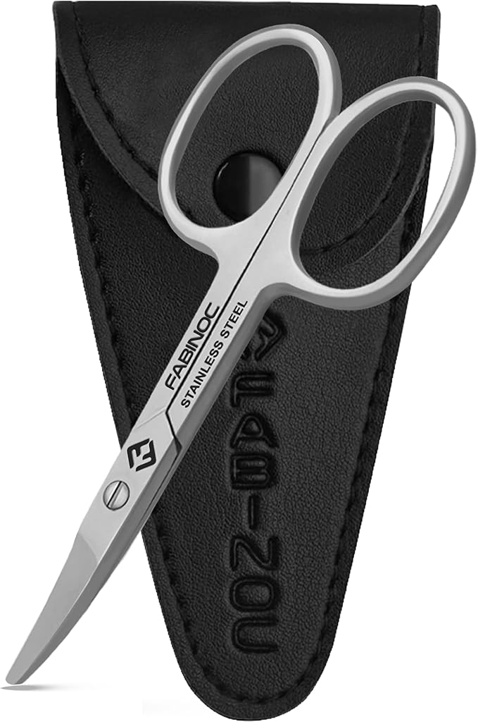 Curved Baby Nail Scissors with Rounded Tips - German Quality Stainless Steel – Safe for Newborn, Toddlers, kids, Children and Diabetic Patients