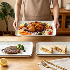 Serving Platters, 16/14.3/13.1Inches Large Serving Dishes - Image 4