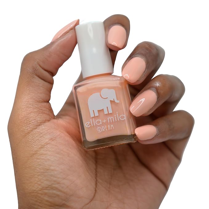 ella+mila Professional, Quick Dry, Long-Lasting & Chip-Resistant Pink Nail Polishes (Bubble Trouble - 0.45 fl oz)