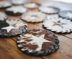 Natural Cowhide Coaster - Image 2