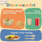 Kitchen Wheat Straw Dinnerware Sets - Image 6