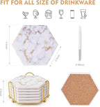 Marble Coasters for Drinks Absorbent - Image 4