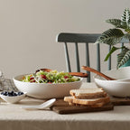 DOWAN 11.5" Large Serving Bowls, 3.2 Qt White Serving Platter, Big Ceramic - Image 6