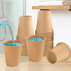 BYSNOW 600 Pack 5 oz Kraft Paper Cups, Small Disposable Bathroom Cups | - Image 6