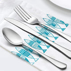 LIANYU 10 Piece Silverware Flatware Set - Image 3