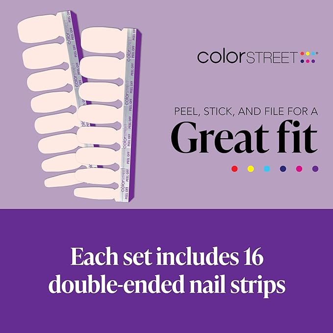 Color Street Ballet Blush Nail Strips