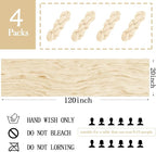 4 Pack Ivory Cheesecloth Table Runner 20 x 120 inch Gauze Table Runners 10 FT - Image 2