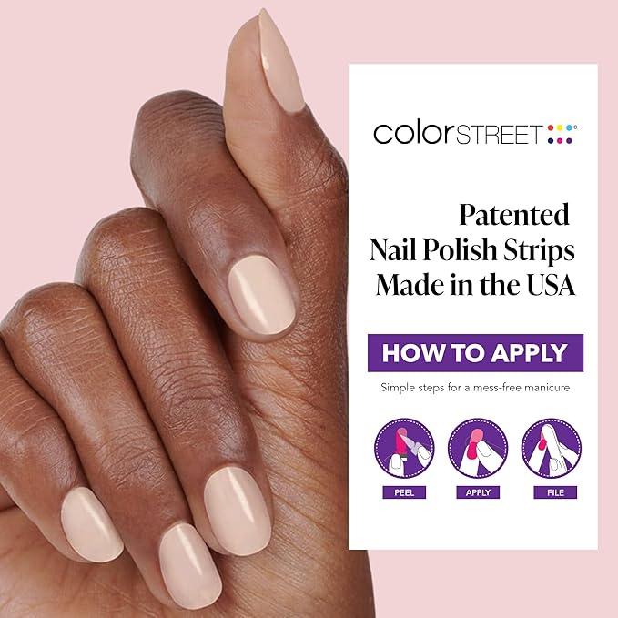 Color Street Toffee Nut Nail Strips