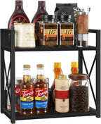 YINMIT Countertop Shelf Organizer, Coffee Bar Accessories, Spice Rack, Coffee - Image 8