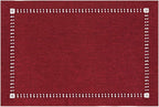 Grelucgo Handmade Hemstitched Polyester Rectangle Table Placemats by Grelucgo
