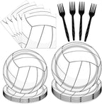 Rakuto Volleyball Party Tableware Decorations, Sports Theme Birthday Baby by Rakuto