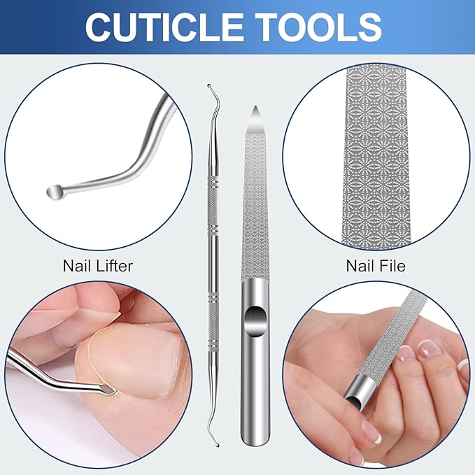Toenail Clippers for Seniors Thick Toenails, Mens Stocking Stuffers 2025, Heavy Duty Large Toe Nail Clippers for Men with Catcher, 360°Rotating Nail Clippers, Christmas Xmas Presents Gifts for Adults