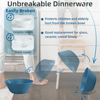 32 Ounce Cereal Bowls, Unbreakable Wheat Straw Fiber Bowl, Lightweight Kitchen - Image 6