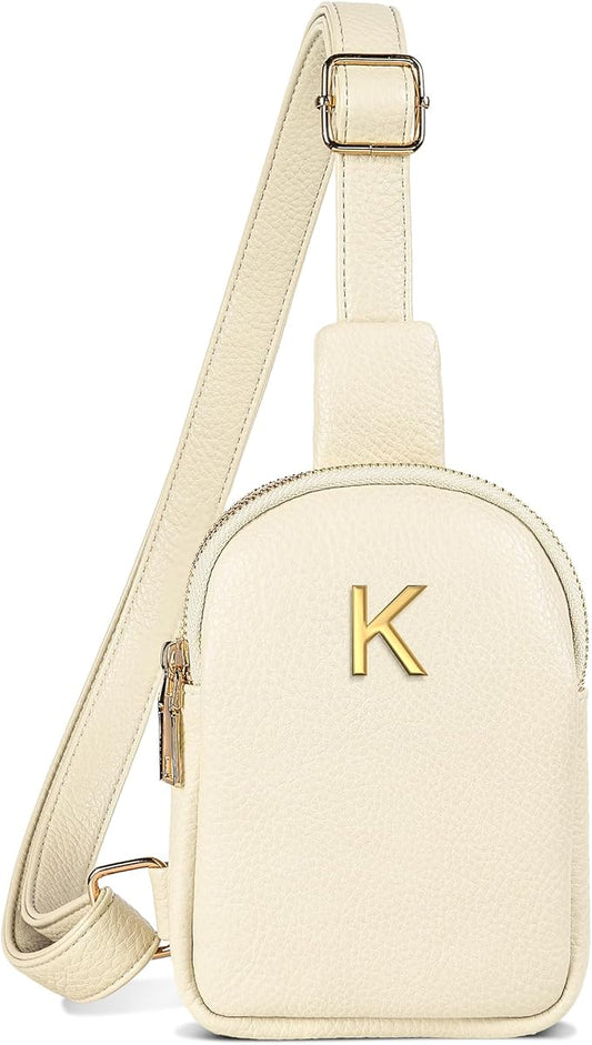 Birthday Gifts for 8-12, 13-19 Year Old Girls, Cross body Bags Fanny Pack with Letter, Teen Girl Gifts, Stocking Stuffers for Girls Kids, Cute Trendy Stuff for Tweens Teens