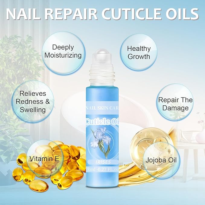 Gel Nail Polish Remover Kit, 15ml Quick Gel Remover, Nail Latex Tape & 8ml Cuticle Oil with Vitamin E & Jojoba Oil, Fast & Easy Removal in 3-5 Mins, Includes Nail Tools (Remover&Latex&Oil)