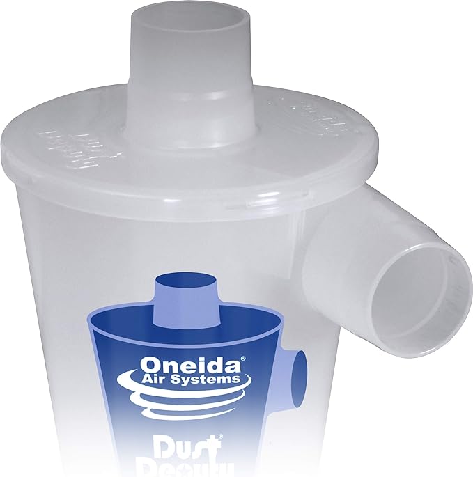 Oneida Air Systems Dust Deputy DIY Anti-Static Retrofit Cyclone Separator for Wet/Dry Shop Vacuums (DD DIY)