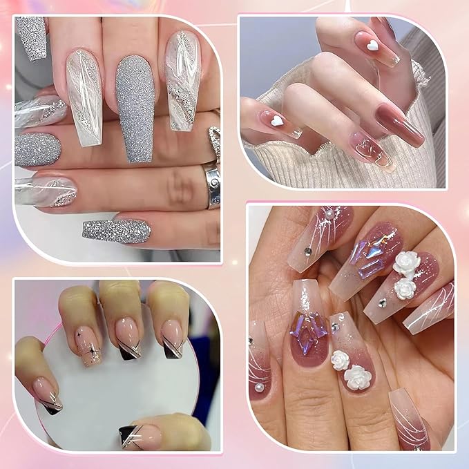 WOKOTO 18 PCS Nail Art Brushes Set Gel Polish Nail Art Design Pen Painting Tools For Acrylic Nails Art Painting Brush Fingernail Brush Nail Cleaning Brush Nail Art Liner Brush And Nail Dotting Pen