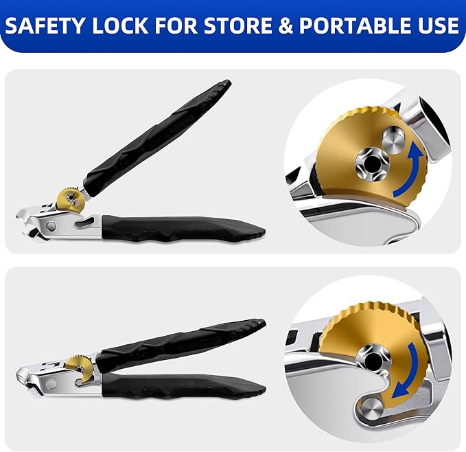 【Sold by NURIUN for Authenticity】 Graddi Orthoclip Nail Clippers for Thick Toenail Clippers for Seniors, Ultra Sharp Nail Clippers for Men, Heavy Duty Ingrown Toenail Clippers, Slanted Nail Cutters