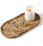 Indian Natural Marble Decorative Tray, Catchall by Koville