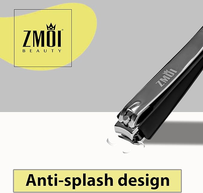 Nail Clippers – Practical Nail Clippers with Catcher - Toe Nail Clippers and Fingernail Clippers Set - Professional Nail Clippers for Women and Men – Stainless Steel Design