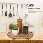 Round Decorative Tray Farmhouse Kitchen Decor Soap Dish, Lightweight, Easy Clean - Image 2