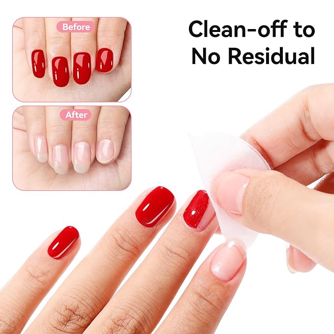 Non-acetone Nail Polish Remover, Cherry Blossom Scent, 3-5s Quick Remove Air Dry Nail Polish, VE Nourish No Drying Out, Refillable One-handed Pump Dispenser, 5.46 Fl oz