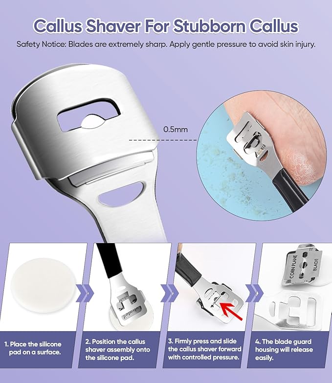 Electric Foot Callus Remover - 9 Speed Callus Remover for Feet with USB Rechargeable,Electric Foot File Pedicure Tools for Feet Dead Skin Heel Callus Hardskin Dry Cracks for Women Men (Dark Gray)
