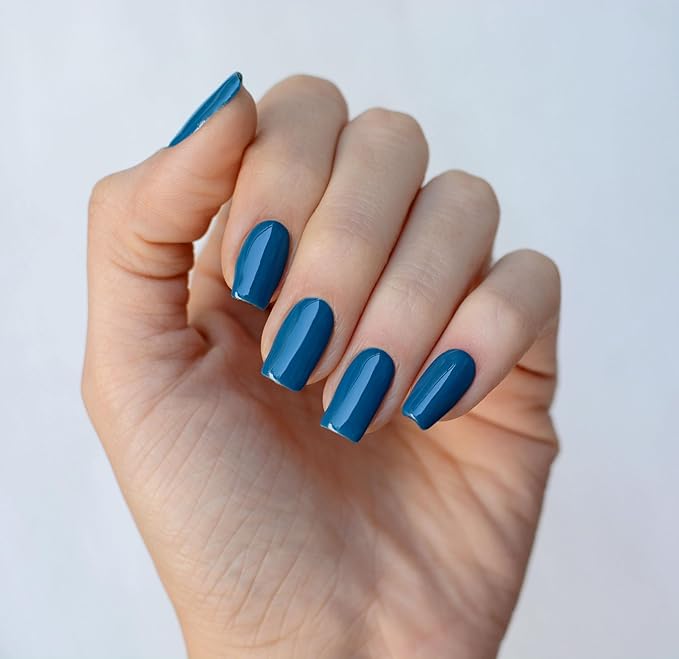 PINK MASK Gel Color Nail Polish Might Ocean 15ml / o.5 oz - UV/LED Gel Polish, Non Wipe, Long Lasting, Soak Off Formula