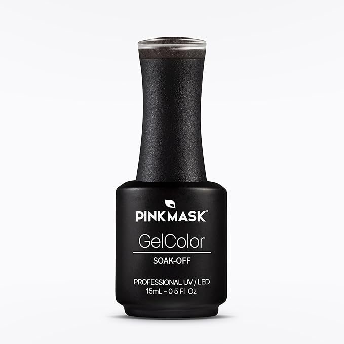 PINK MASK Gel Color Nail Polish Back to the Moon 15ml / o.5 oz - UV/LED Gel Polish, Non Wipe, Long Lasting, Soak Off Formula