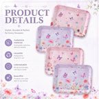 4 Pieces Butterfly Serving Trays - Image 3
