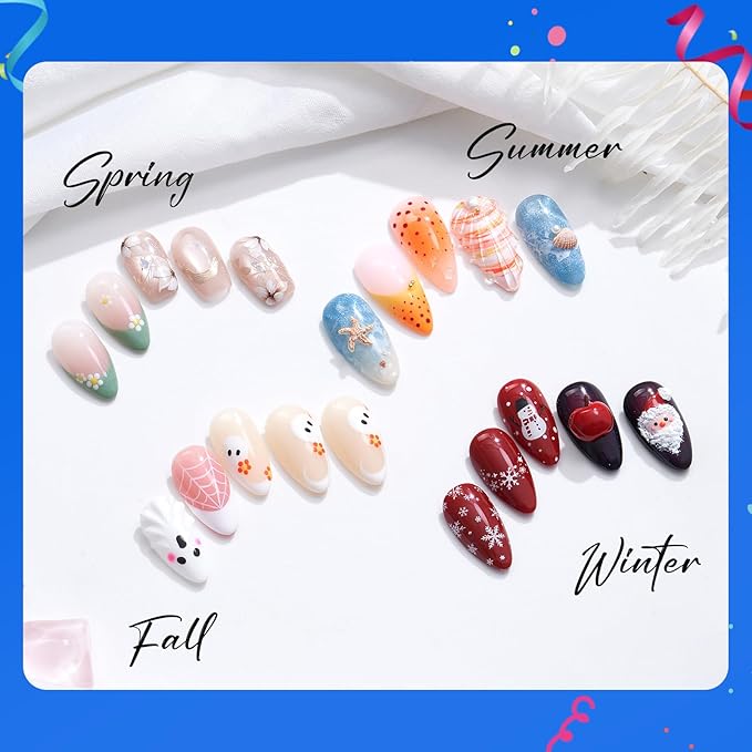 HEMA TPO Free Gel Nail Polish Kit with U V Light- 24Colors Nail Kit 54PCS Gel Polish Starter Set with Matte Glossy Base Top Coat Primer Blooming Builder At Home Gel Manicure Kits Gifts for Women Girl