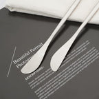 10 Pack Silver Cheese Spreader Knife, Uniturcky Stainless Steel Butter Spreader - Image 3