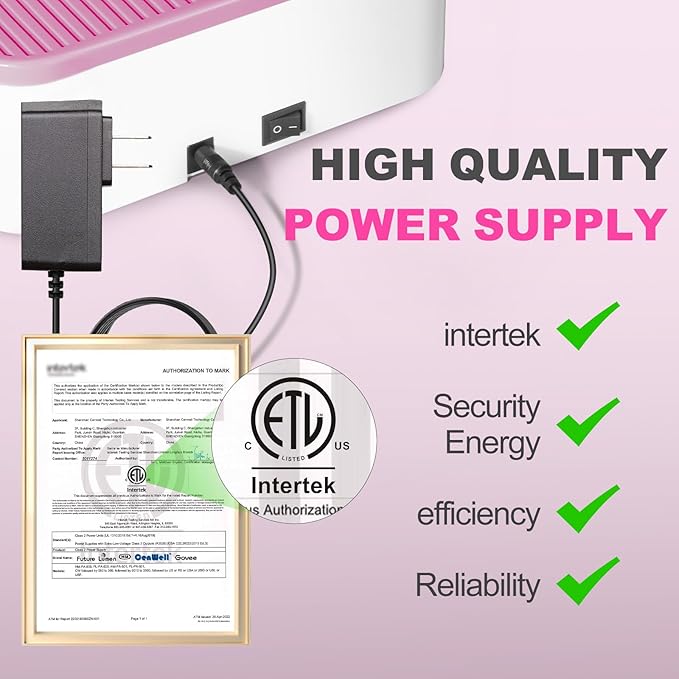 UV Nail Lamp 120W, Professional UV LED Lamp for Gel Nails Long-Lasting 30Pcs Beads Cordless Gel Nail Light, Fast Curing Nail Dryer with Knob for Home Salon DIY Pink