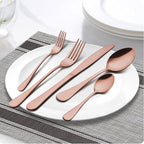 LIANYU 10-Piece Copper Silverware Set - Image 4